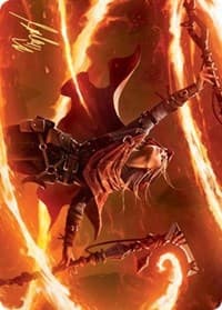 Magmatic Channeler Art Card (Gold-Stamped Signature)