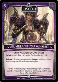 Evvie, Melanite's Archmagus