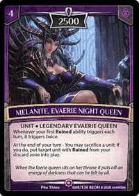 Melanite, Evaerie Night Queen