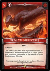 Primeval Shockwave