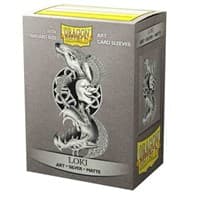 Dragon Shield Limited Edition Viking Theme Silver Matte Art Sleeves - Loki (100-Pack)