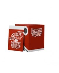 Dragon Shield Double Shell - Red/Black (Holds 100+)