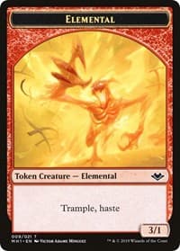 Elemental (009) // Goblin Double-Sided Token