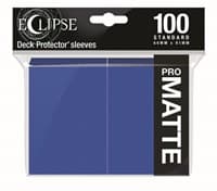 PRO-Matte Eclipse Standard Deck Protector Sleeves - Pacific Blue (100-Pack)