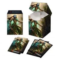 Kaldheim Lathril, Blade of the Elves Sleeve & Deck Box Combo for Magic The Gathering