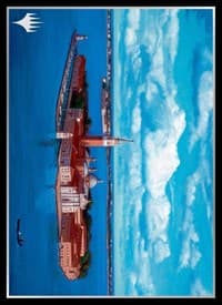 Magic: The Gathering Player's Card Sleeve - EURO Land 2 Island (80-Pack)