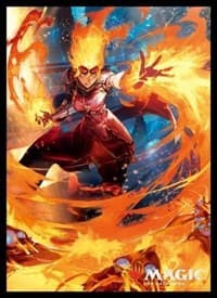 Magic: The Gathering Player's Card Sleeve - War of the Spark - Chandra, Fire Artisan (80-Pack)