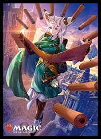 Magic: The Gathering Player's Card Sleeve - War of the Spark - Tamiyo, Collector of Tales (80-Pack)