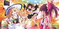 Bushiroad Rubber Mat (Horizontal) Touhou LostWord - Kiyoku Tadashii Karasutengu