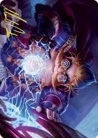 Storm-Kiln Artist Art Card (Gold-Stamped Signature)