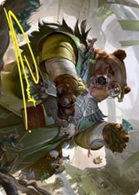 Professor of Zoomancy Art Card (Gold-Stamped Signature)