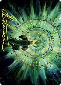 Verdant Mastery Art Card (Gold-Stamped Signature)