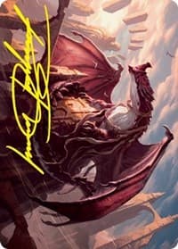 Velomachus Lorehold Art Card (Gold-Stamped Signature)