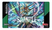 Cardfight!! Vanguard overDress Preorder Playmat: Genesis of the Five Greats - Source Dragon Deity of Blessings Blessfavor