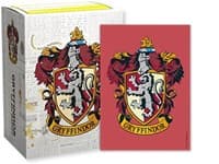 Dragon Shield Hogwarts Houses Brushed Art Sleeves: Gryffindor