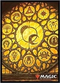 Magic: The Gathering Player's Card Sleeve - Ravnica Allegiance - Glass of the Guildpact (80-Pack)