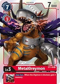 MetalGreymon - ST1-09 (Official Tournament Pack Vol.2)