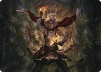 Delina, Wild Mage Art Card