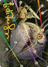 Hive of the Eye Tyrant Art Card (Gold-Stamped Signature)