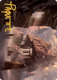 Mountain (62/81) Art Card (Gold-Stamped Signature)