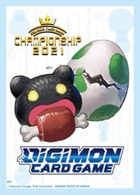 Digimon Card Game Official Sleeves - Digi-Egg (2021 Championship)