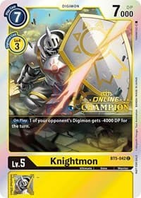 Knightmon - BT5-042 (2021 Championship Online Regional) [Online Champion]