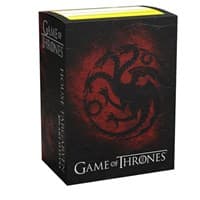 Dragon Shield Game of Thrones Brushed Art Sleeves: House Targaryen