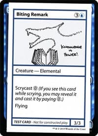 Biting Remark (No PW Symbol)