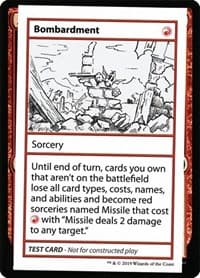 Bombardment (No PW Symbol)