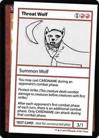 Throat Wolf (No PW Symbol)