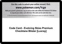 Code Card - Evolving Skies Premium Checklane Blister [Luxray]