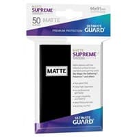 Matte Sleeve - Supreme UX Sleeves Black (50-Pack)