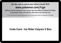 Code Card - Ice Rider Calyrex V Box