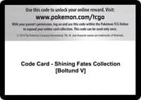 Code Card - Shining Fates Collection [Boltund V]