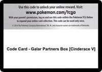Code Card - Galar Partners Box [Cinderace V]