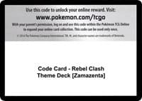 Code Card - Rebel Clash Theme Deck [Zamazenta]