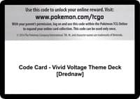 Code Card - Vivid Voltage Theme Deck [Drednaw]