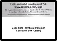 Code Card - Mythical Pokemon Collection Box [Celebi]