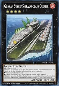 Gunkan Suship Shirauo-class Carrier