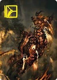 Pyre Spawn Art Card (Gold-Stamped Signature)