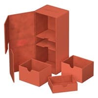 Twin Flip 'n' Tray Deck Case - Dark Orange (Holds 266+)