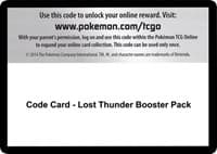 Code Card - Lost Thunder Booster Pack