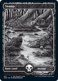 Swamp (Moonlit Land) (Foil Etched)