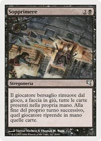 Suppress (Italian) - "Sopprimere"