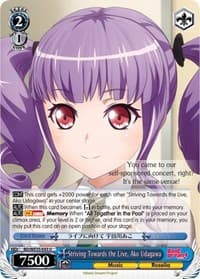 Striving Towards the Live, Ako Udagawa (Parallel Foil)