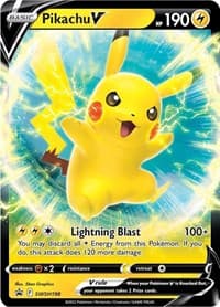 Pikachu V - SWSH198