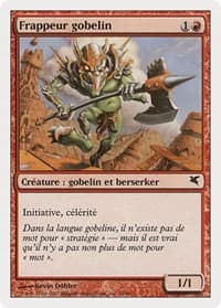 Goblin Striker (French) - "Frappeur gobelin"
