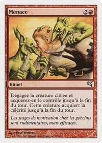 Threaten (French) - "Menace" (I27)