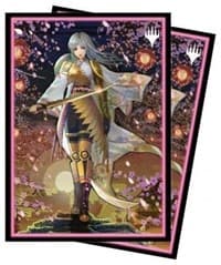 Kamigawa: Neon Dynasty The Wandering Emperor (V1) Standard Deck Protector sleeves for Magic (100-Pack)