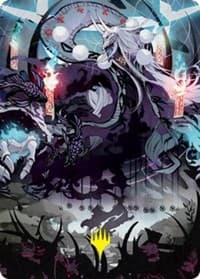 Echo of Death's Wail Art Card (Gold-Stamped Signature)